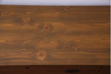 アンティーク家具　大正昭和初期　前面エンジュ材　上品な佇まいが魅力的なローボード(引き出し、チェスト、テレビボード)