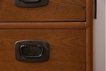 アンティーク家具　大正昭和初期　前面エンジュ材　上品な佇まいが魅力的なローボード(引き出し、チェスト、テレビボード)