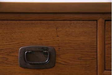 アンティーク家具　大正昭和初期　前面エンジュ材　上品な佇まいが魅力的なローボード(引き出し、チェスト、テレビボード)