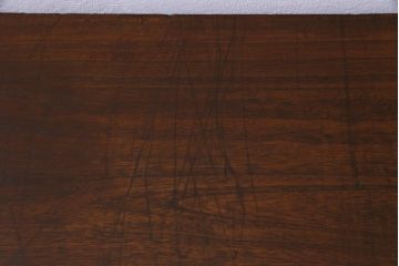 リメイク家具　桐材　当店オリジナルガラス　レトロな雰囲気溢れる鉄脚付き箪笥ローボード(テレビボード、収納棚、リビングボード)