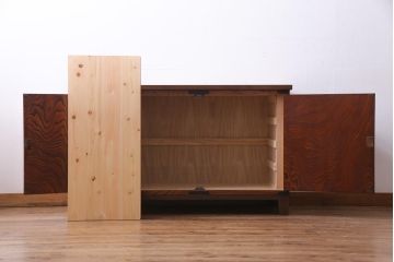 リメイク家具　伝統民芸　岩谷堂箪笥　寝室でもリビングでも活躍する脚付きローボード