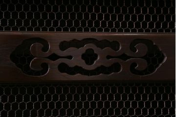 アンティーク家具　古民具　明治期　四尺　どっしりとした構えと框が重厚感溢れる重ねの京水屋(水屋箪笥、食器棚)