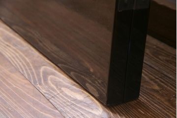 中古　日展作家　加治武　大作　輪島塗　沈金　翔鶴図　透けるような繊細さと躍動感が目を引く衝立(つい立て)