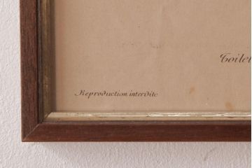 アンティーク雑貨　フランスアンティーク　La Mode Illustree　ファッションイラスト　アートフレーム(2)