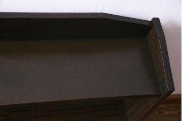 レトロ家具　昭和レトロ　懐かしい味わいの小振りなブックシェルフ(本棚、オープンラック)