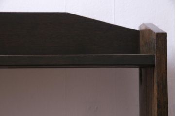 レトロ家具　昭和レトロ　懐かしい味わいの小振りなブックシェルフ(本棚、オープンラック)