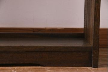 レトロ家具　昭和レトロ　懐かしい味わいの小振りなブックシェルフ(本棚、オープンラック)