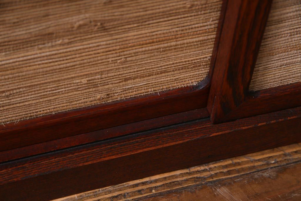 中古　高級品　松本伝統　指物工芸家具　漆塗り　ケヤキ材の杢目が見事な置き床(棚、ローボード)