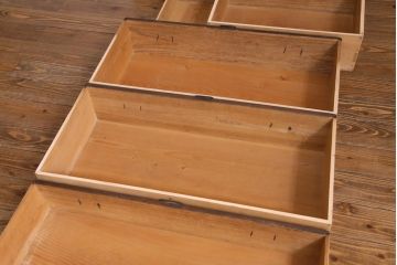 アンティーク家具　明治大正期　桑・桐材　渋い色味が趣溢れる衣装箪笥(チェスト、桐箪笥、桐たんす)