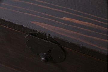 アンティーク家具　明治大正期　桑・桐材　渋い色味が趣溢れる衣装箪笥(チェスト、桐箪笥、桐たんす)