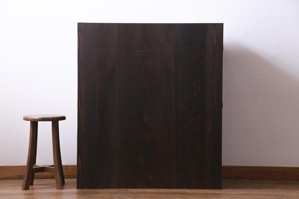 アンティーク家具　明治大正期　桑・桐材　渋い色味が趣溢れる衣装箪笥(チェスト、桐箪笥、桐たんす)