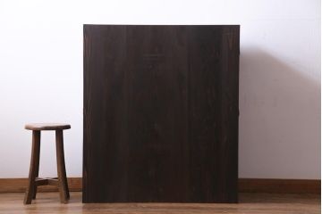 アンティーク家具　明治大正期　桑・桐材　渋い色味が趣溢れる衣装箪笥(チェスト、桐箪笥、桐たんす)