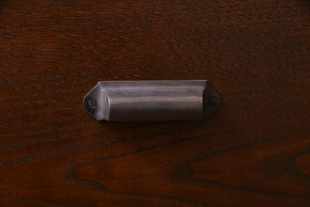 ラフジュ工房オリジナル　古建具リメイク　和モダンな雰囲気が趣きあふれる縦型収納棚(戸棚、キャビネット)