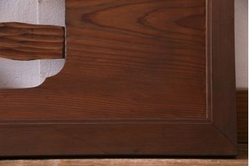 昭和初期　鶴と松　特大　吉祥モチーフが和の雰囲気盛り上げる欄間(明り取り、ガラス無し)