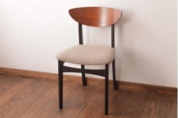 ヴィンテージ家具　北欧ビンテージ　あたたかく洗練された雰囲気のダイニングチェア(椅子)(3)
