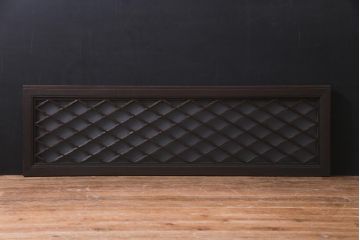 和製アンティーク　変わり菱　落ち着いた色味が上品な組子欄間(明かり取り、明り取り)