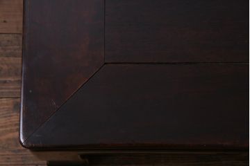 アンティーク家具　和製アンティーク　紫檀　深い色味が美しい時代物の座卓(ローテーブル)
