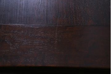 アンティーク家具　和製アンティーク　紫檀　深い色味が美しい時代物の座卓(ローテーブル)