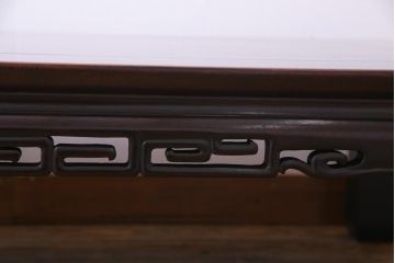 アンティーク家具　和製アンティーク　紫檀　深い色味が美しい時代物の座卓(ローテーブル)