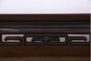 アンティーク家具　和製アンティーク　紫檀　深い色味が美しい時代物の座卓(ローテーブル)