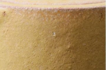 アンティーク雑貨　中古　林恭助作　共箱付き　黄瀬戸の香炉
