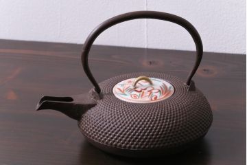 アンティーク雑貨　中古　佐藤浄清　共箱付き　霰地紋　銚子