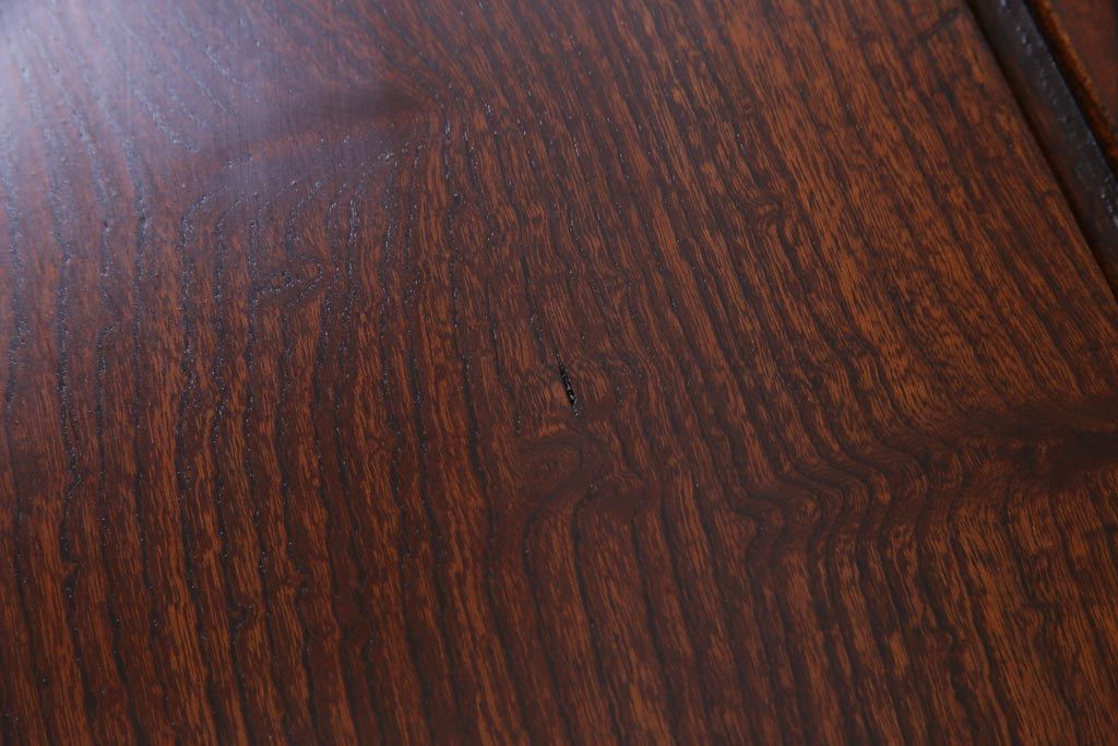 アンティーク家具　和製アンティーク　総ケヤキ材　落ち着いた和の雰囲気を醸し出す座卓(ローテーブル)(1)