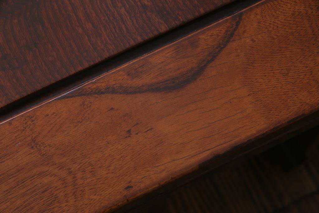 アンティーク家具　和製アンティーク　総ケヤキ材　落ち着いた和の雰囲気を醸し出す座卓(ローテーブル)(1)