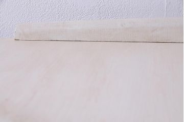 ペイント家具　イギリスアンティーク　色ガラス　上品かつモダンなステンドグラスのキャビネット(飾り棚、収納棚)