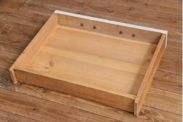 ペイント家具　フランスアンティーク　可憐な雰囲気を漂わせるドレッサー(ミラー、鏡)