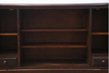 中古　北海道民芸家具　HM135　凛とした雰囲気漂うサイドボード(リビングボード、キャビネット、収納棚)