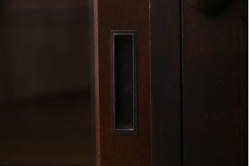 中古　北海道民芸家具　HM135　凛とした雰囲気漂うサイドボード(リビングボード、キャビネット、収納棚)