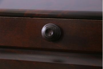 中古　北海道民芸家具　HM800　上質な作りが魅力のライティングビューロー(机、引き出し)(定価約27万円)