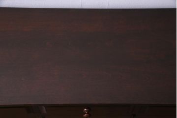 当店リメイク家具　北海道民芸家具　天板樺無垢材　シックで使いやすいサイドボード(食器棚、収納棚)