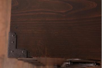 アンティーク家具　明治大正期　ヒノキ材・桐材　しっとりとした木肌が上品な雰囲気漂う時代箪笥(引き出し、チェスト、桐箪笥、桐たんす)