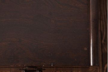アンティーク家具　明治大正期　総ケヤキ材　重厚な質感と味のある杢目が魅力の文机(ローテーブル)
