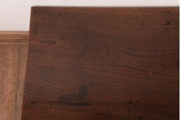 アンティーク家具　和製アンティーク　明治期　木の味わい豊かな作りが魅力的なローテーブル(座卓、センターテーブル)
