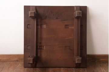 アンティーク家具　和製アンティーク　明治期　木の味わい豊かな作りが魅力的なローテーブル(座卓、センターテーブル)