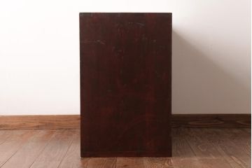 アンティーク家具　古民具　明治期　檜材　漆塗り　趣きと味わいが魅力的な時代箪笥(引き出し)