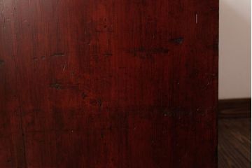 アンティーク家具　古民具　明治期　檜材　漆塗り　趣きと味わいが魅力的な時代箪笥(引き出し)