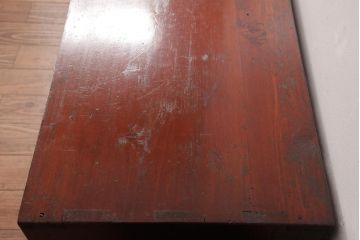 アンティーク家具　古民具　明治期　檜材　漆塗り　趣きと味わいが魅力的な時代箪笥(引き出し)