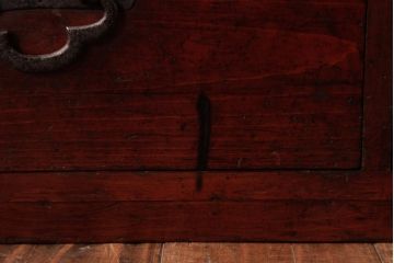 アンティーク家具　古民具　明治期　檜材　漆塗り　趣きと味わいが魅力的な時代箪笥(引き出し)