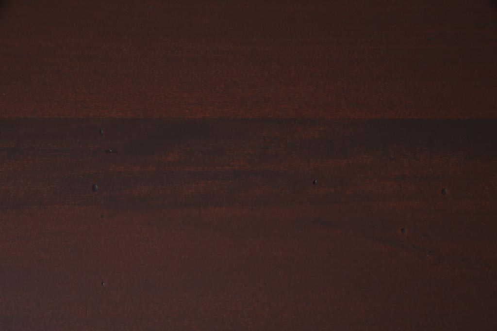 レトロ家具　昭和レトロ　ツートーンカラーが粋なワークデスク(平机、在宅ワーク、在宅用)