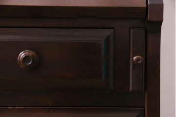 中古　北海道民芸家具　和室でも活躍する座ビューロー(ライティングビューロー、机、在宅ワーク、在宅用デスク)