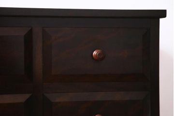 リメイク家具　ビンテージ　松本民芸家具　品良く仕上げてくれるローチェスト(引き出し、和タンス)(2)