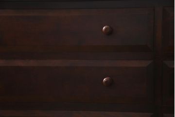 リメイク家具　ビンテージ　松本民芸家具　品良く仕上げてくれるローチェスト(引き出し、和タンス)(2)