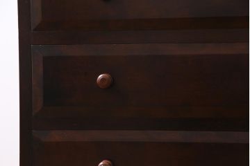 リメイク家具　ビンテージ　松本民芸家具　品良く仕上げてくれるローチェスト(引き出し、和タンス)(2)
