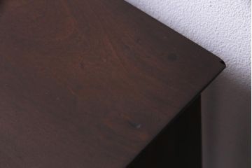 和製ビンテージ　松本民芸家具　M.C型　角手が目を引く和モダンの茶棚(飾棚、茶箪笥、茶タンス)