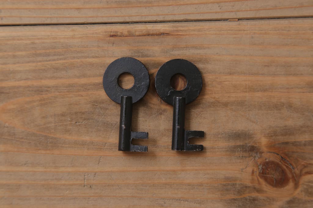 アンティーク家具　極上品　古民具・骨董　明治大正期　前面欅材　アンティーク最上箪笥(衣装箪笥)