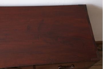 アンティーク家具　極上品　古民具・骨董　明治大正期　前面欅材　アンティーク最上箪笥(衣装箪笥)